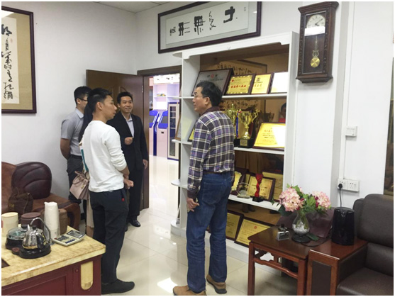 东城政法办领导考察指导银河优越会科技集团“平安文化”建设情况
