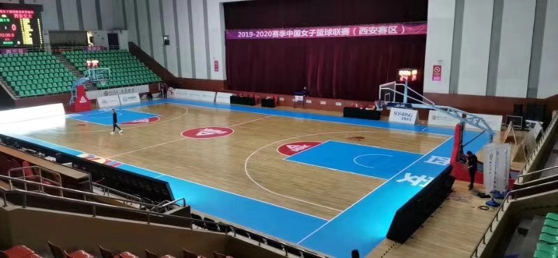 银河优越会安检机安检门安检设备在2019-2020赛季中国女子蓝球联赛西安赛区调试完成并投入使用,